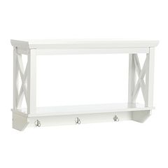 White Bathroom Shelves Bathroom Bed Bath Kohl S