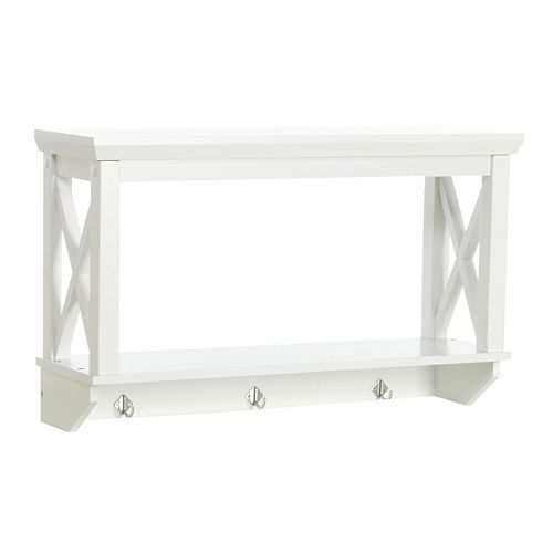 RiverRidge Home X-Frame Bathroom Wall Shelf