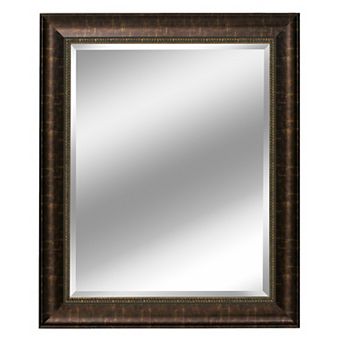 Head West Distressed Beveled Wall Mirror