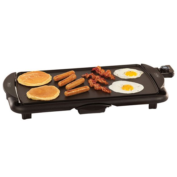 BLACK+DECKER GD2011B Family-Sized Electric Griddle with Drip Tray