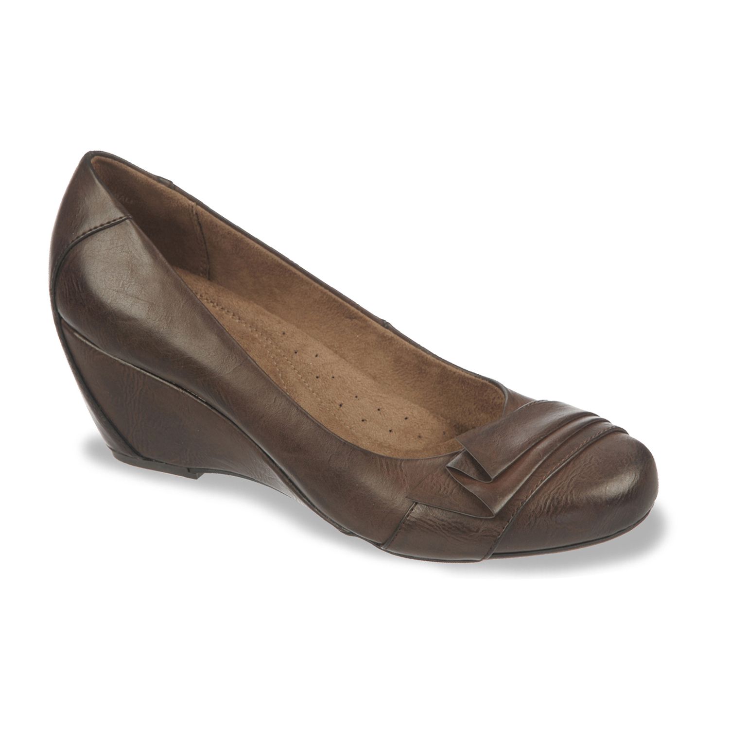 naturalizer ellie tassel platform wedge