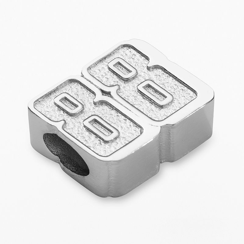 Insignia Collection NASCAR Dale Earnhardt Jr. Sterling Silver 88 Bead,