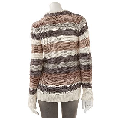 Women's Sonoma Goods For Life® Striped Textured Sweater