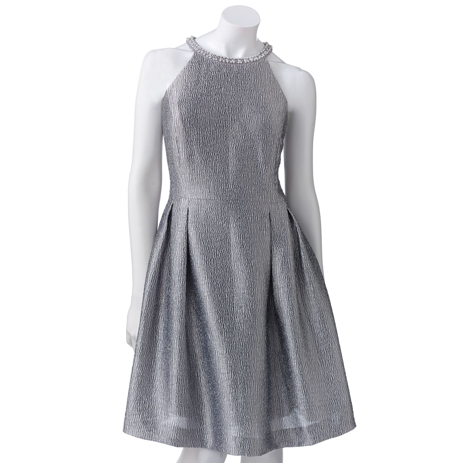 kohls silver dress