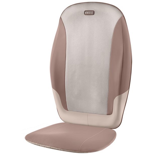 Homedics Shiatsu Pro Plus Heated Massage Cushion, Heated Vibrating Pad,  Dual. - Massagers
