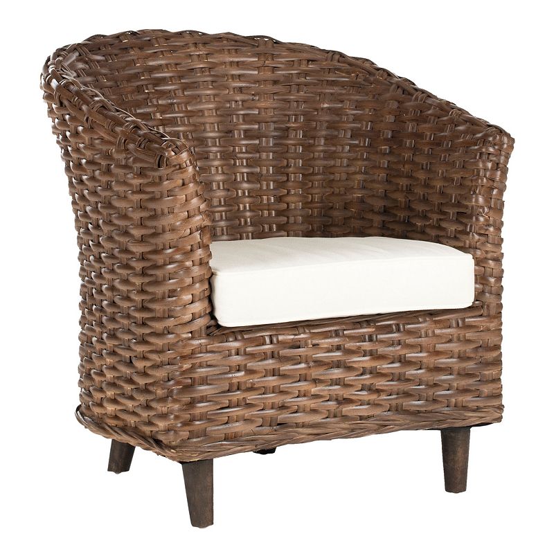 Safavieh Omni Barrel Chair, Brown