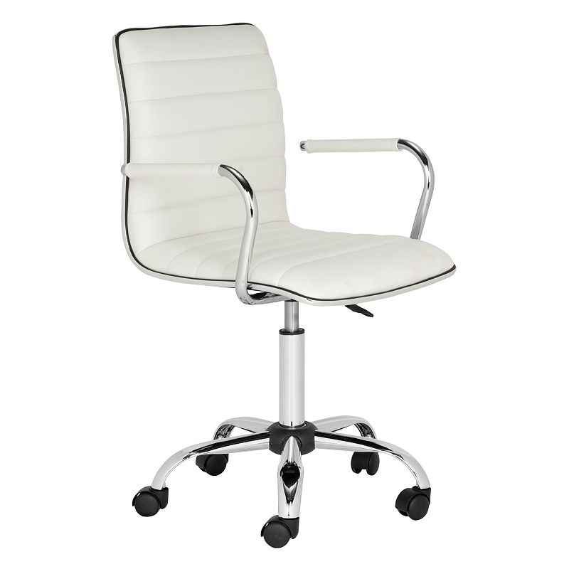 94519931 Safavieh Jonika Desk Chair, White sku 94519931