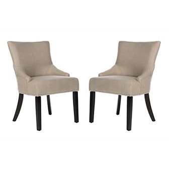 Safavieh 2 pc Lotus Beige Side Chair Set