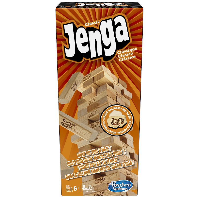 Jenga Classic Game by Hasbro