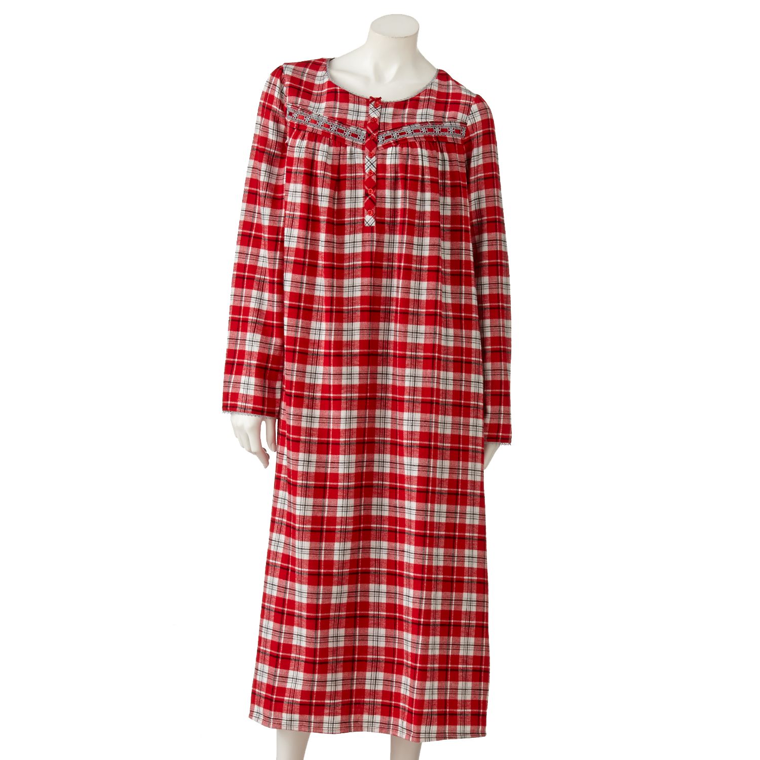 plaid night gown
