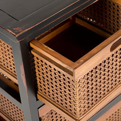 Safavieh Jackson Four-Basket Storage Unit