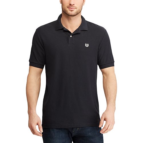 Big & Tall Chaps Solid Pique Polo