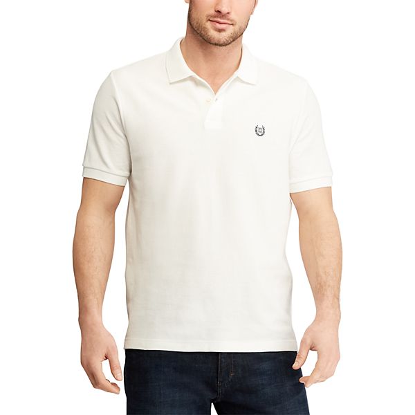 Big & Tall Chaps Solid Pique Polo