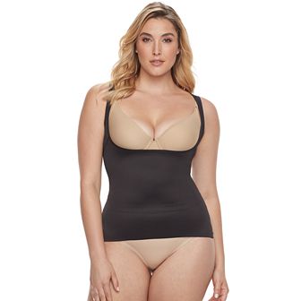 Plus Size Naomi & Nicole® Firm Control Shapewear Unbelievable Comfort Step-In Torsette Camisole 7770