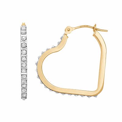 Kohls heart earrings discount
