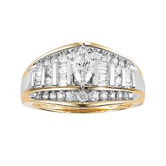 Cherish Always 10k Gold 1 Carat T.W. Diamond Marquise Ring by
