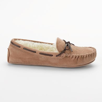 Sonoma Goods For Life® Microsuede Moccasin Slippers - Women