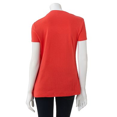 Croft & Barrow® Solid Tee - Women's