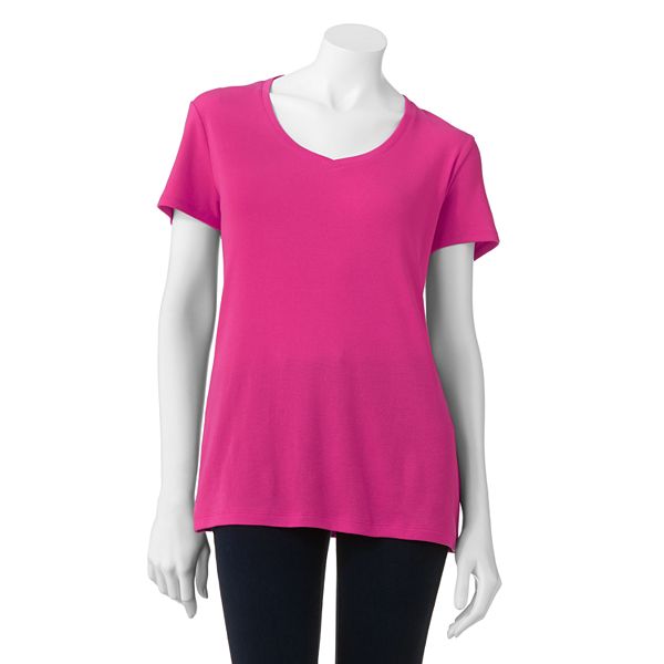 Croft & Barrow® Solid Tee - Women's