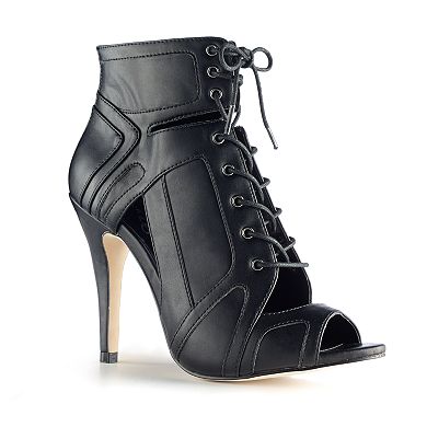 Rock & Republic® Cutout High Heel Ankle Booties - Women