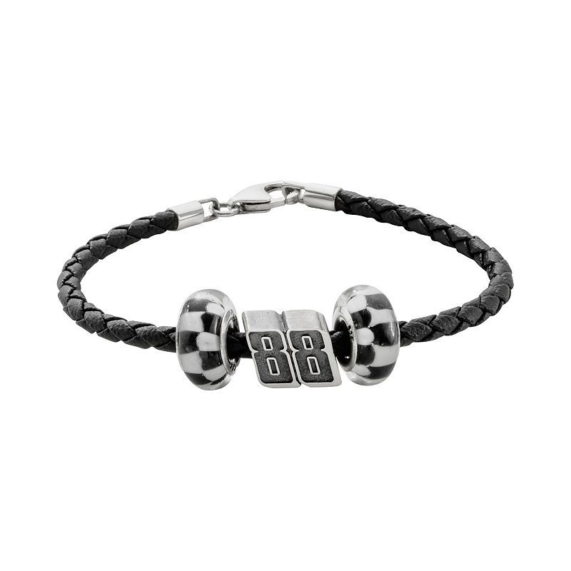 Insignia Collection NASCAR Dale Earnhardt Jr. Leather Bracelet & Sterling  - 94553453 - Jewelry Amplify your style with this exceptional Dale Earn sku 94553453