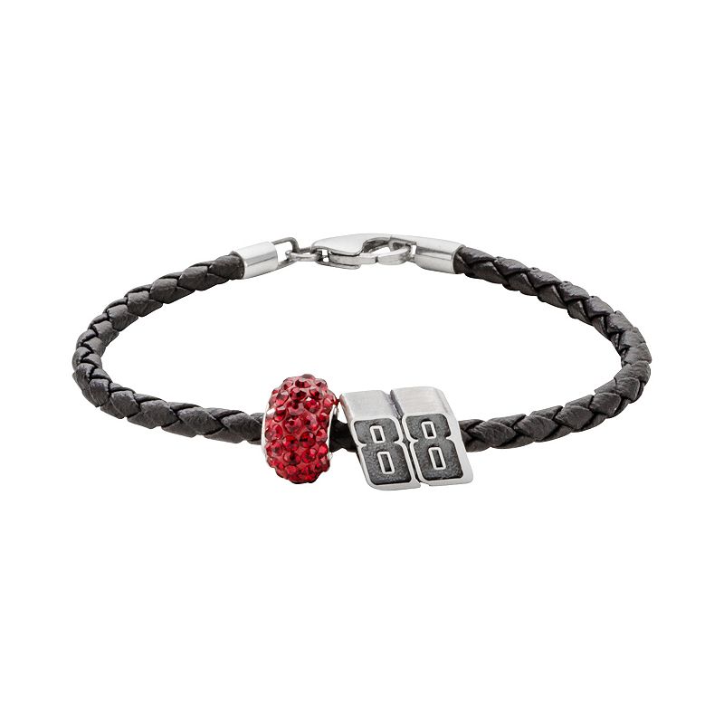 Insignia Collection NASCAR Dale Earnhardt Jr. Leather Bracelet & 88 Be