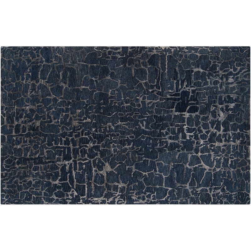 Artisan Weaver Campbellton Crackle Rug, Blue, 8X11 Ft