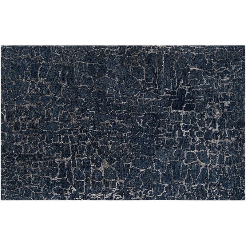 Artisan Weaver Campbellton Crackle Rug, Blue, 8X11 Ft