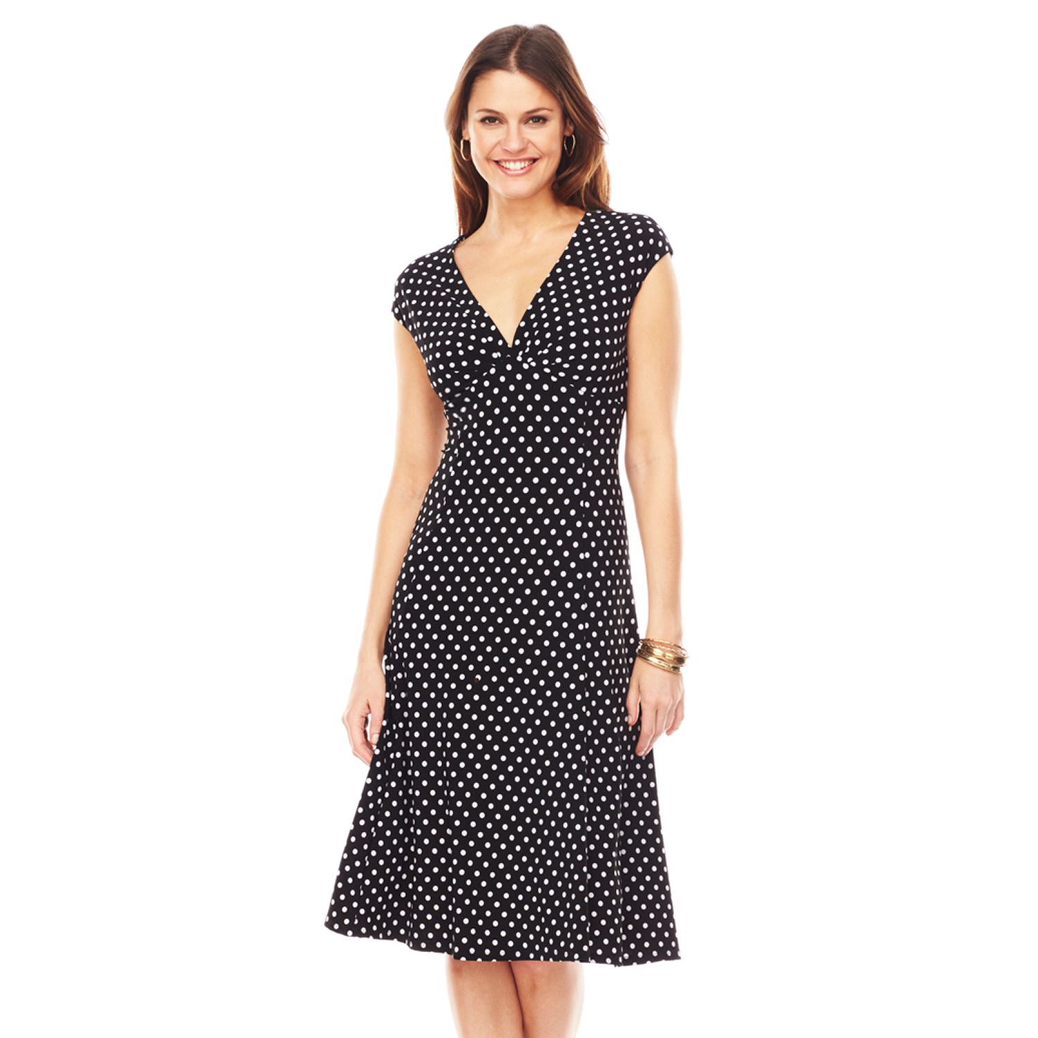 kohls polka dot dress