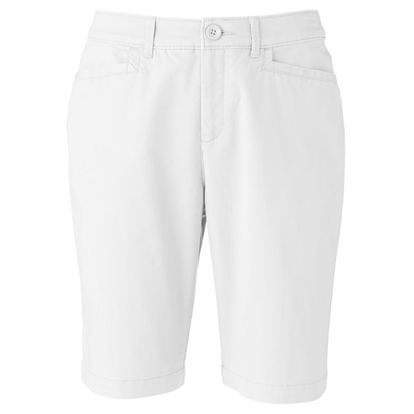 Croft & Barrow® Essential Twill Bermuda Shorts - Women's