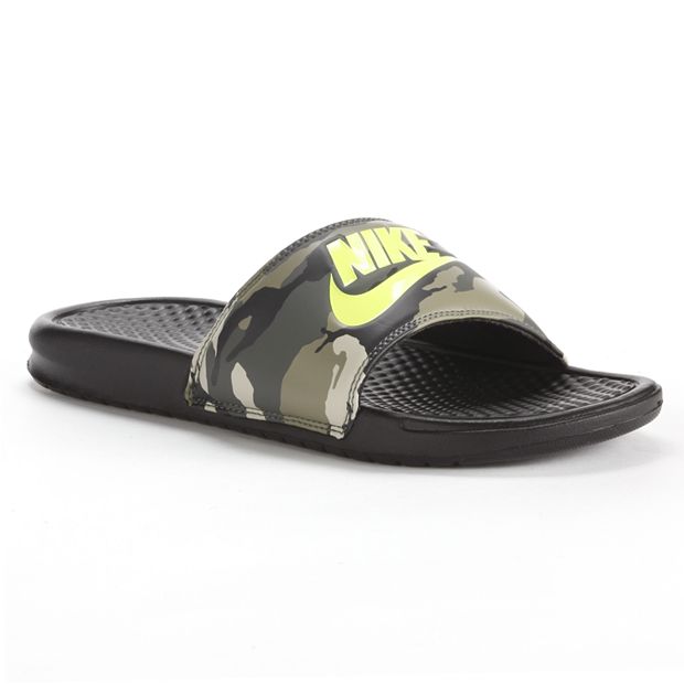 sav forsendelse silke Nike Benassi JDI Camouflage Men's Sandals