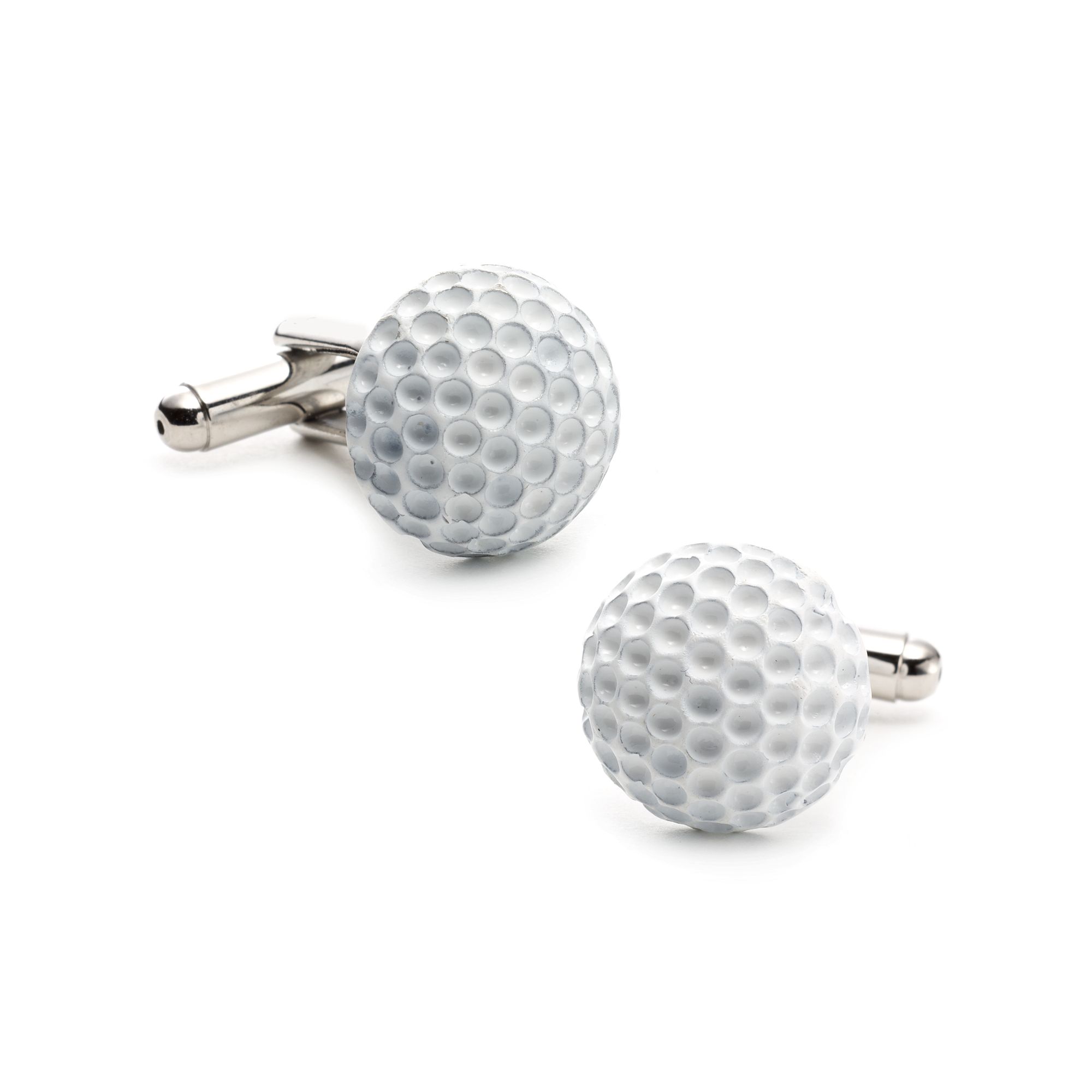 Mens Cuff Links, Inc. Enamel Golf Ball Cuff Links