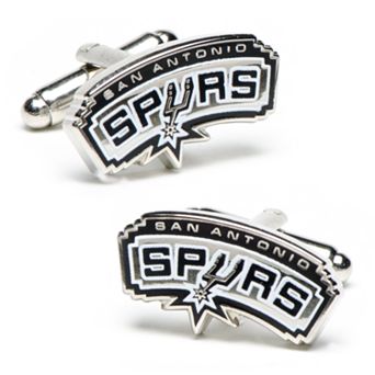 San Antonio Spurs Rhodium-Plated Cuff Links