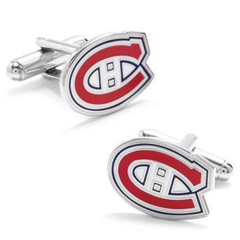 Men's Cuff Links, Inc. Montreal Canadiens Rhodium-Plated Cuff Links