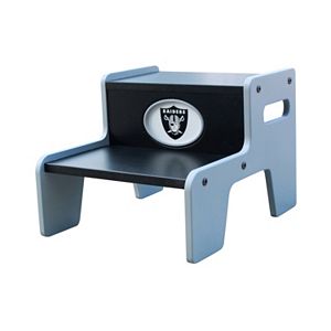 Oakland Raiders Two-Tier Step Stool
