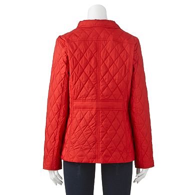 Women's Croft & Barrow® Solid Quilted Jacket