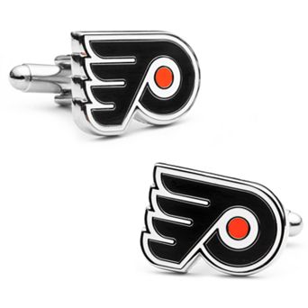 Philadelphia Flyers Rhodium-Plated Cuff Links