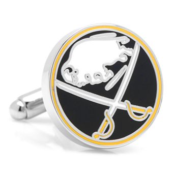 Buffalo Sabres Rhodium-Plated Cuff Links