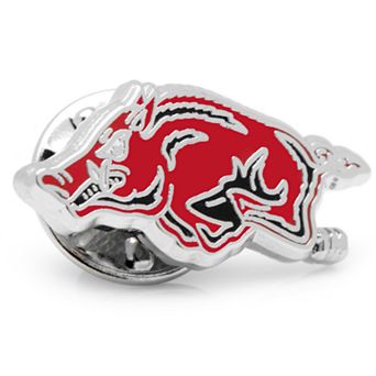 Men's Cuff Links, Inc. Arkansas Razorbacks Rhodium-Plated Lapel Pin
