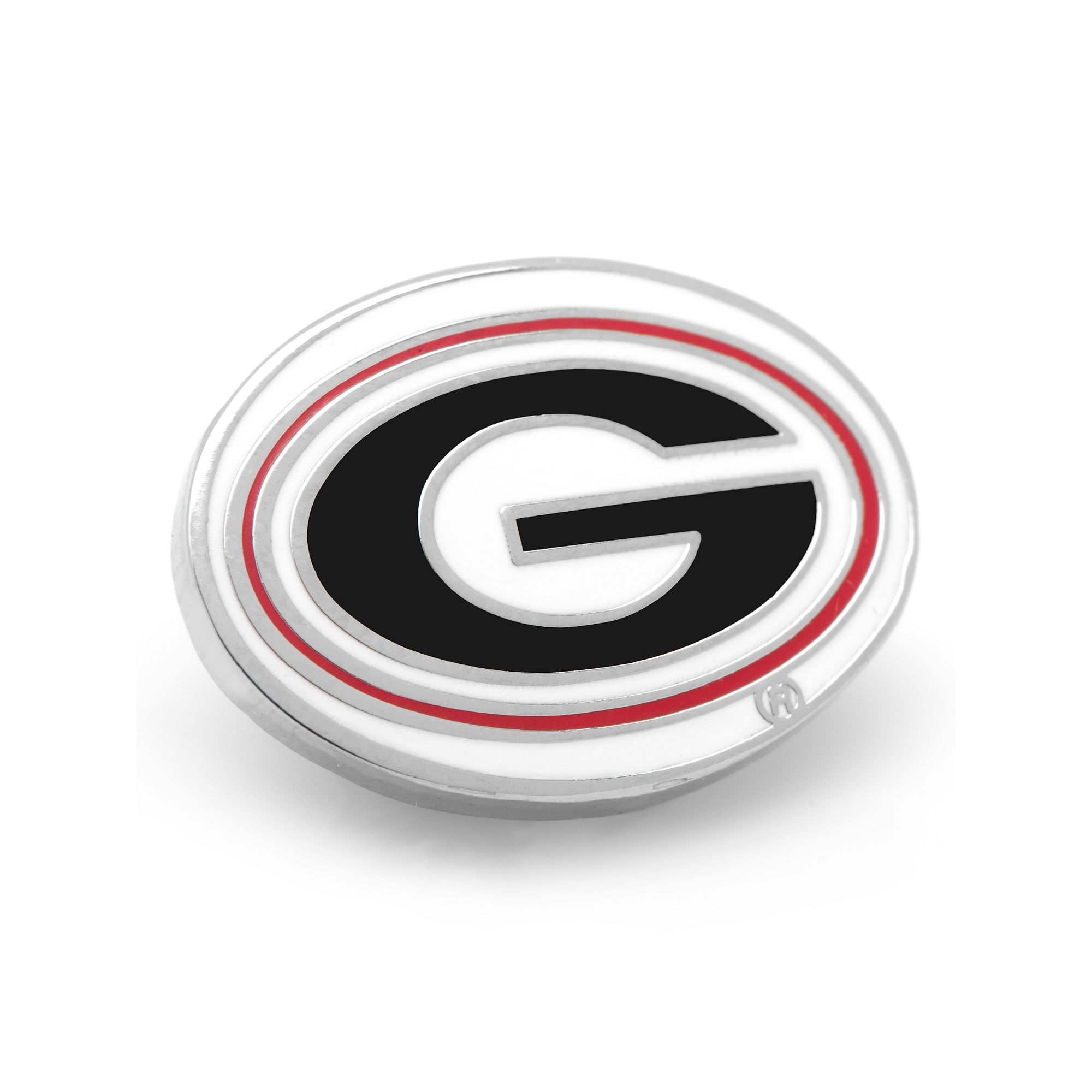 Mens Cuff Links, Inc. Georgia Bulldogs Rhodium-Plated Lapel Pin, Universit