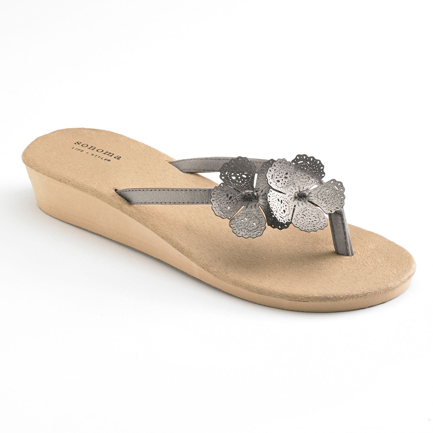 kohls wedge flip flops