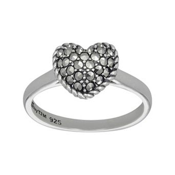 Lavish by TJM Sterling Silver Heart Ring