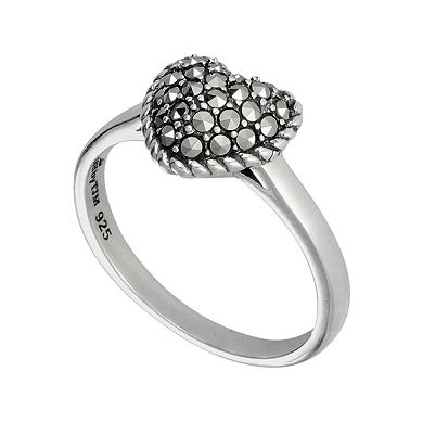 Lavish by TJM Sterling Silver Heart Ring