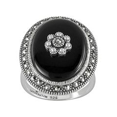 5 Sterling Silver Marcasite Rings Jewelry Kohl s