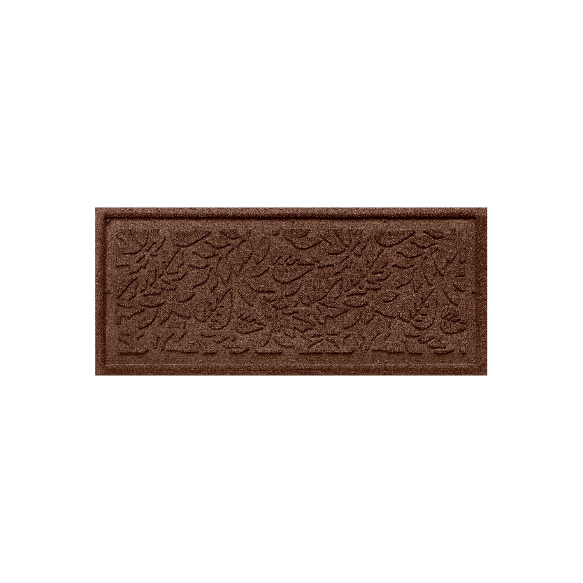 WaterHog Fall Day Indoor Outdoor Boot Tray - 15 x 36, Dark Brown