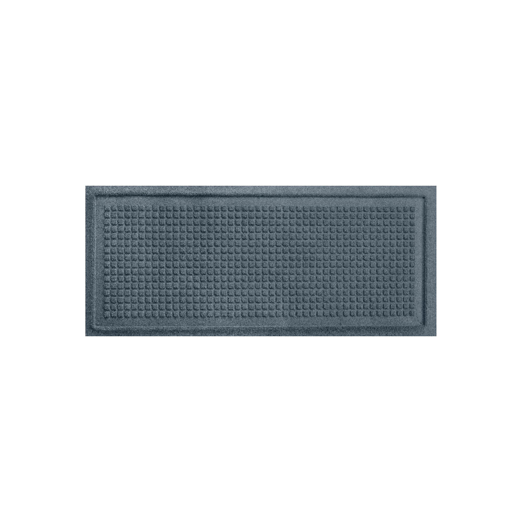 Waterhog Squares Indoor Outdoor Boot Tray - 15 x 36, Bluestone