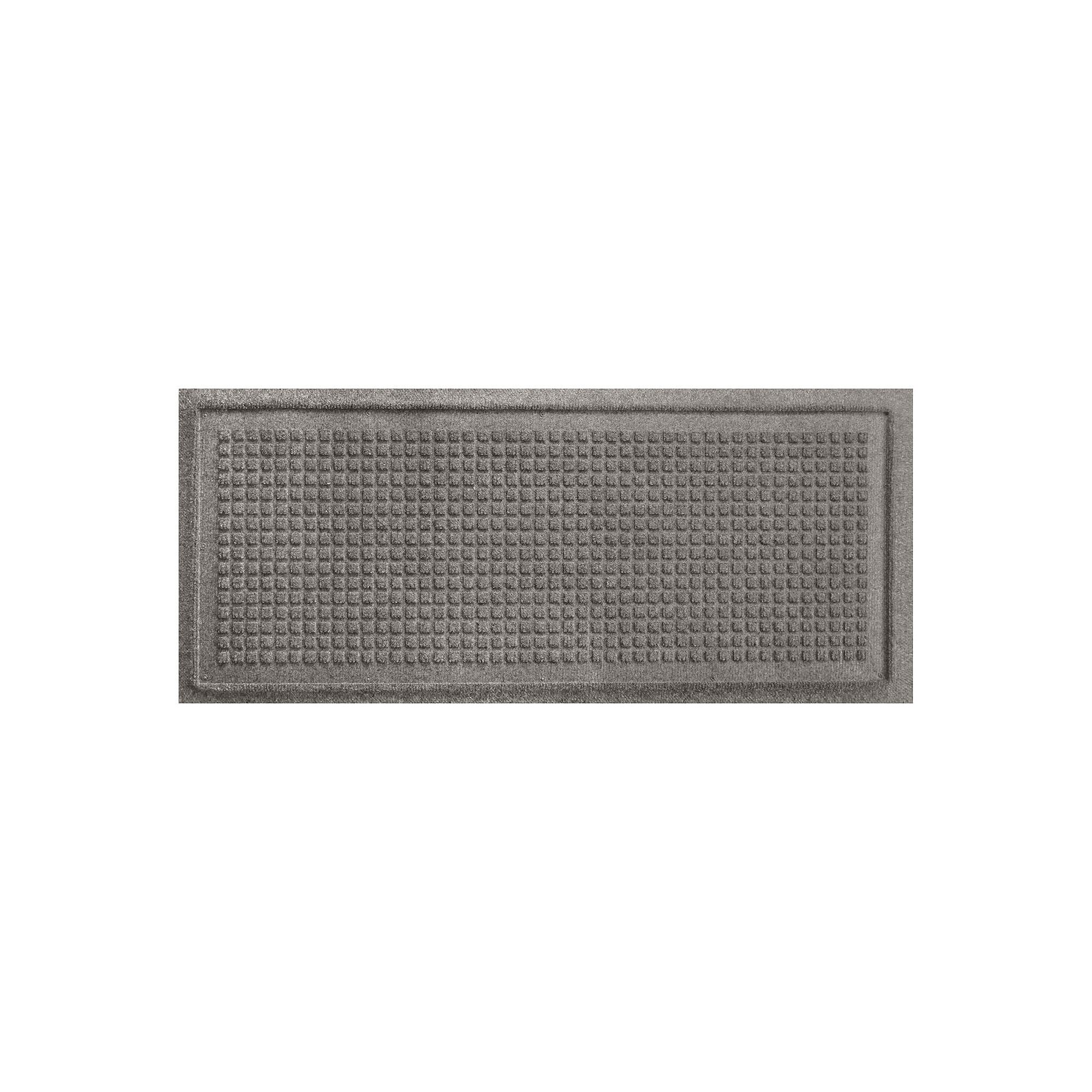 Waterhog Squares Indoor Outdoor Boot Tray - 15 x 36, Medium Gray