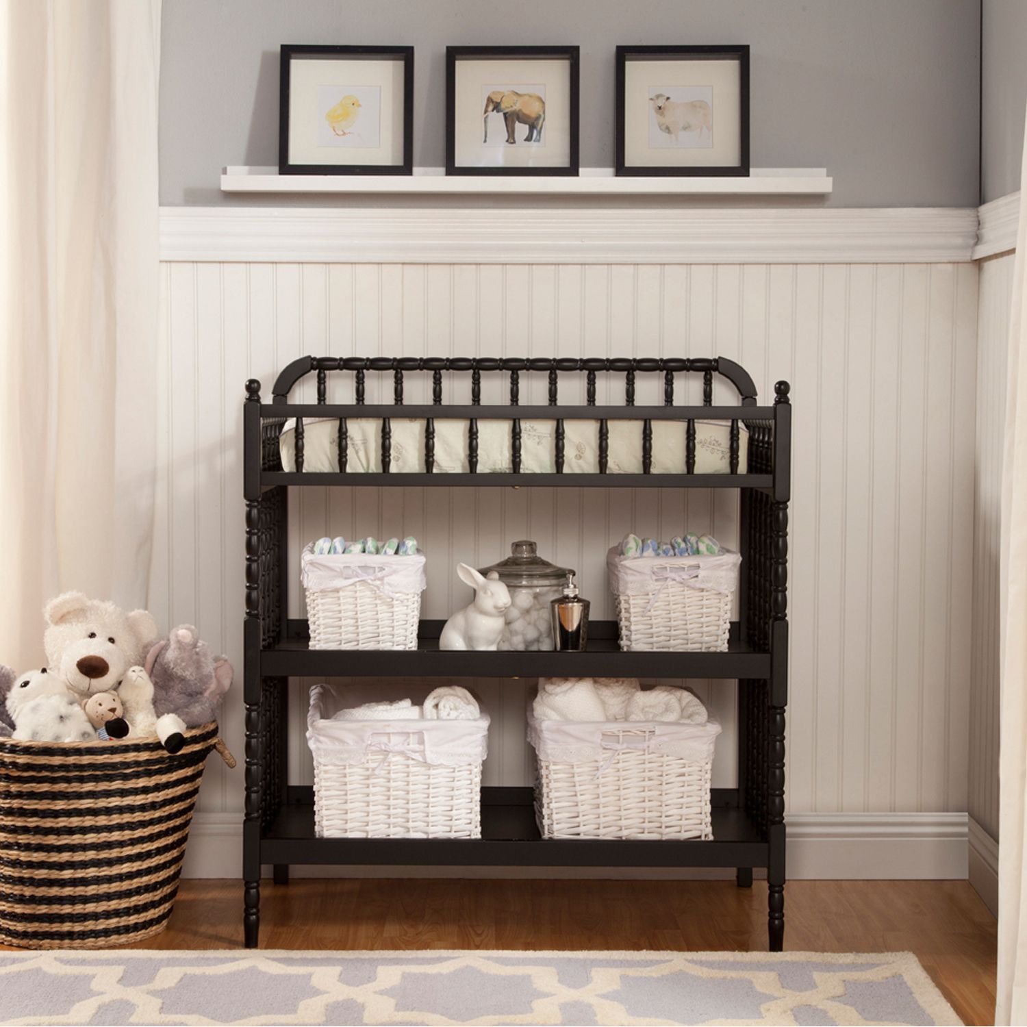 kohls cribs with changing table