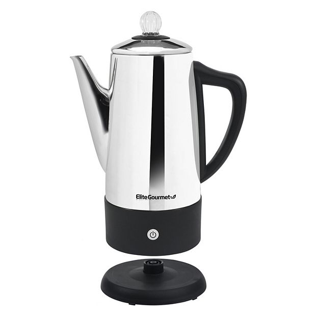 12-Cup Stainless Steel Coffee Percolator - Miles Kimball