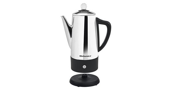 Elite Platinum Stainless Steel 12-Cup Electric Percolator
